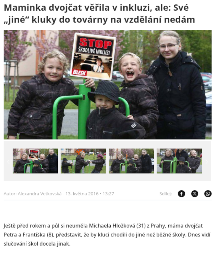 Michaela Hložková Blesk.cz