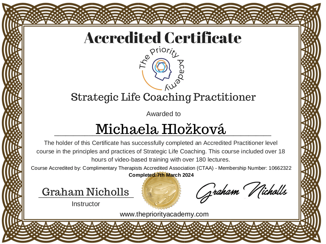 Strategic life coaching